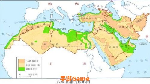 北非地图