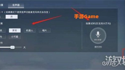 和平精英变声器